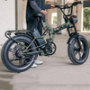 Full Suspension Retro 1500W 20 inch Folding Electric Bicycle - HULK C - CNBTWO