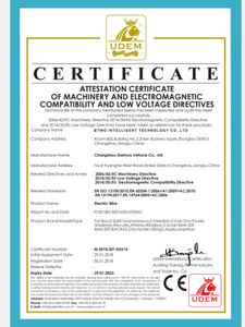  CE Certificate 