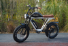 Retro Steel Frame Rear Brushless Hub Motor Double Battery Fat Tire Sport Electric Fat Bike Beach Snow Ebike With Suspension Oil