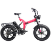 Full Suspension Retro 1500W 20 inch Folding Electric Bicycle - HULK C - CNBTWO